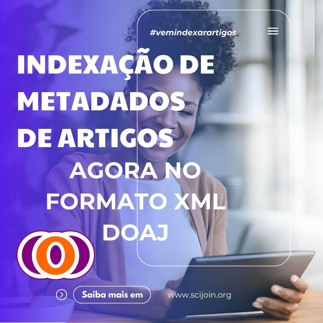 Indexação de metadados com XML do DOAJ